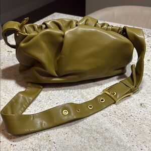 Olive Green Leather Women's Bag